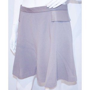 W118 by WALTER BAKER Julia Skirt Mocha Flared Pleather ( L  )